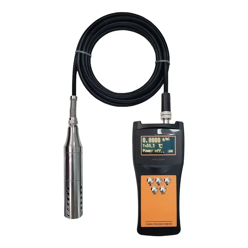 Portable Digital Tuning Fork Density Meter Densitometer Liquid Densitometer Without Display for Oil and Milk Density Meter
Portable Digital Tuning Fork Density Meter Densitometer Liquid Densitometer Without Display for Oil and Milk Density Meter