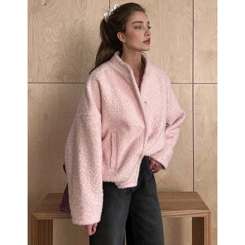 2025 зимняя новая женская повседневная розовая куртка на каждый день, женская модная мешковатая тонкая короткая кардиган, женский дизайнерский теплый термопальто
2025 зимняя новая женская повседневная розовая куртка на каждый день, женская модная мешковатая тонкая короткая кардиган, женский дизайнерский теплый термопальто