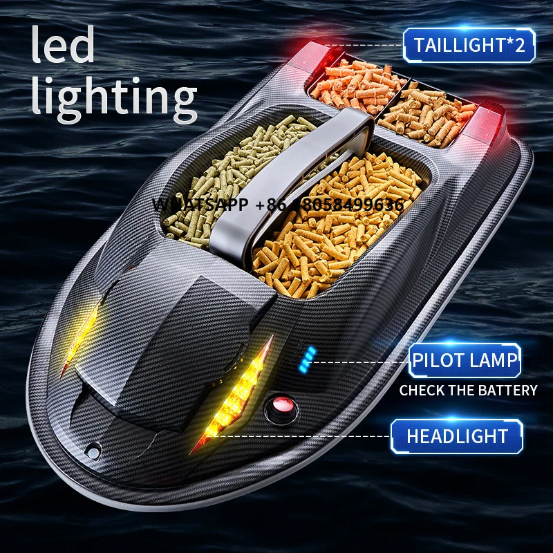 Wholesale YJHJ817 RC Fishing Bait Boats 12V Remote Control Carp Fishing Accessories From China Made of Durable Plastic GPS
Wholesale YJHJ817 RC Fishing Bait Boats 12V Remote Control Carp Fishing Accessories From China Made of Durable Plastic GPS