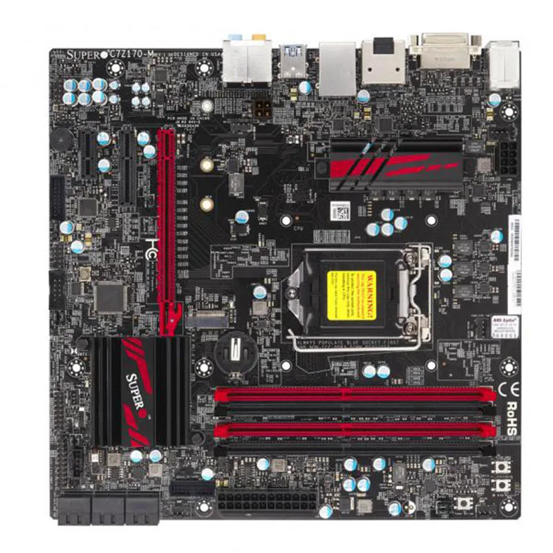 Товар для материнских плат Supermicro, модель 6 поколения C7Z170-M PIN Z170
Товар для материнских плат Supermicro, модель 6 поколения C7Z170-M PIN Z170