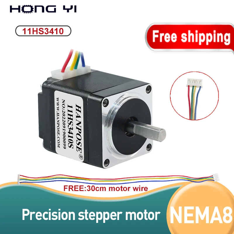 4 ведущих шаговый мини-двигатель Nema11 H34mm 11HS3410 1.0a, 3D-принтер, оборудование для гравировального станка с ЧПУ, 28-шаговый двигатель
4 ведущих шаговый мини-двигатель Nema11 H34mm 11HS3410 1.0a, 3D-принтер, оборудование для гравировального станка с ЧПУ, 28-шаговый двигатель