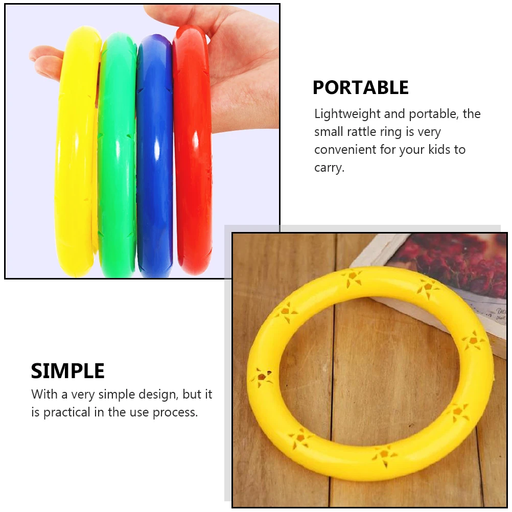 4pcs Hand Bell Gymnastics Rattles Sports Props Training ABS Kids Rattle Ring Lightweight Instruments Toddler
4pcs Hand Bell Gymnastics Rattles Sports Props Training ABS Kids Rattle Ring Lightweight Instruments Toddler