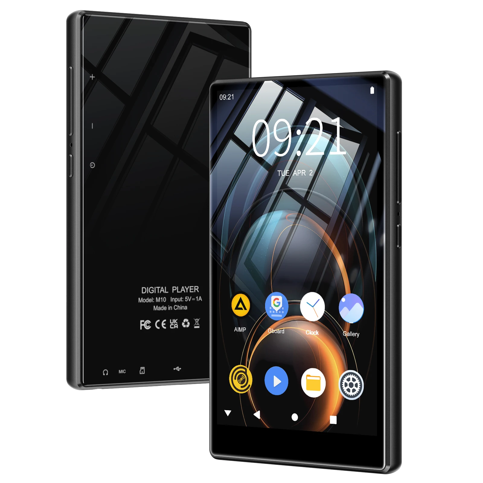 80GB MP3 player (Bluetooth and WiFi), 4-inch touchscreen , built-in speakers, eBooks, Android Digital HiFi Audio, up to 512 GB
80GB MP3 player (Bluetooth and WiFi), 4-inch touchscreen , built-in speakers, eBooks, Android Digital HiFi Audio, up to 512 GB