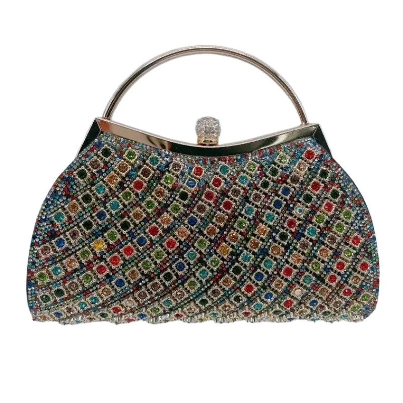 Вечерний клатч с бриллиантовыми украшениями для женщин, 2021, металлическая портативная сумка с ручкой, съемная цепочка, свадебное платье для танцев
Вечерний клатч с бриллиантовыми украшениями для женщин, 2021, металлическая портативная сумка с ручкой, съемная цепочка, свадебное платье для танцев