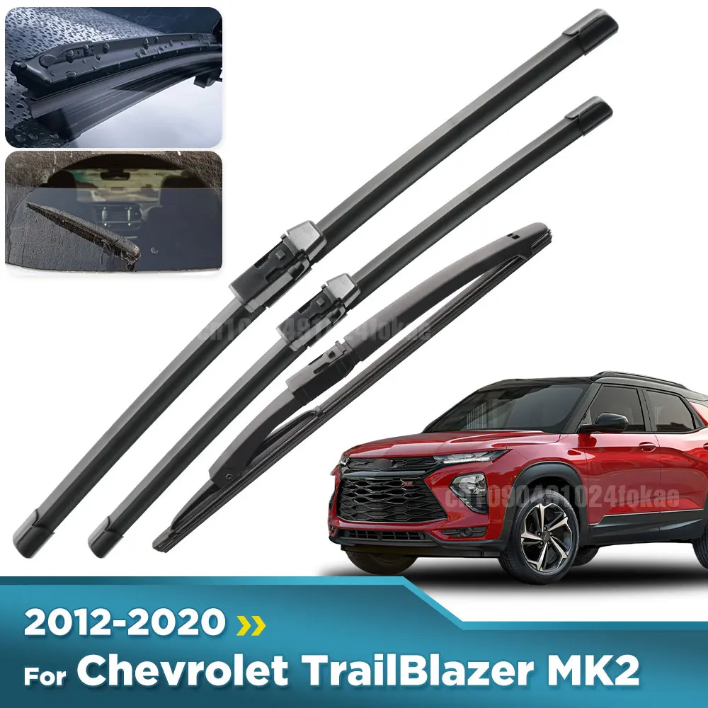 For Chevrolet TrailBlazer MK2 2012-2020 2013 2014 Wiper Front&Rear Wiper Blades Windshield Windscreen Window Brushes 22"+18"+12"
For Chevrolet TrailBlazer MK2 2012-2020 2013 2014 Wiper Front&Rear Wiper Blades Windshield Windscreen Window Brushes 22"+18"+12"