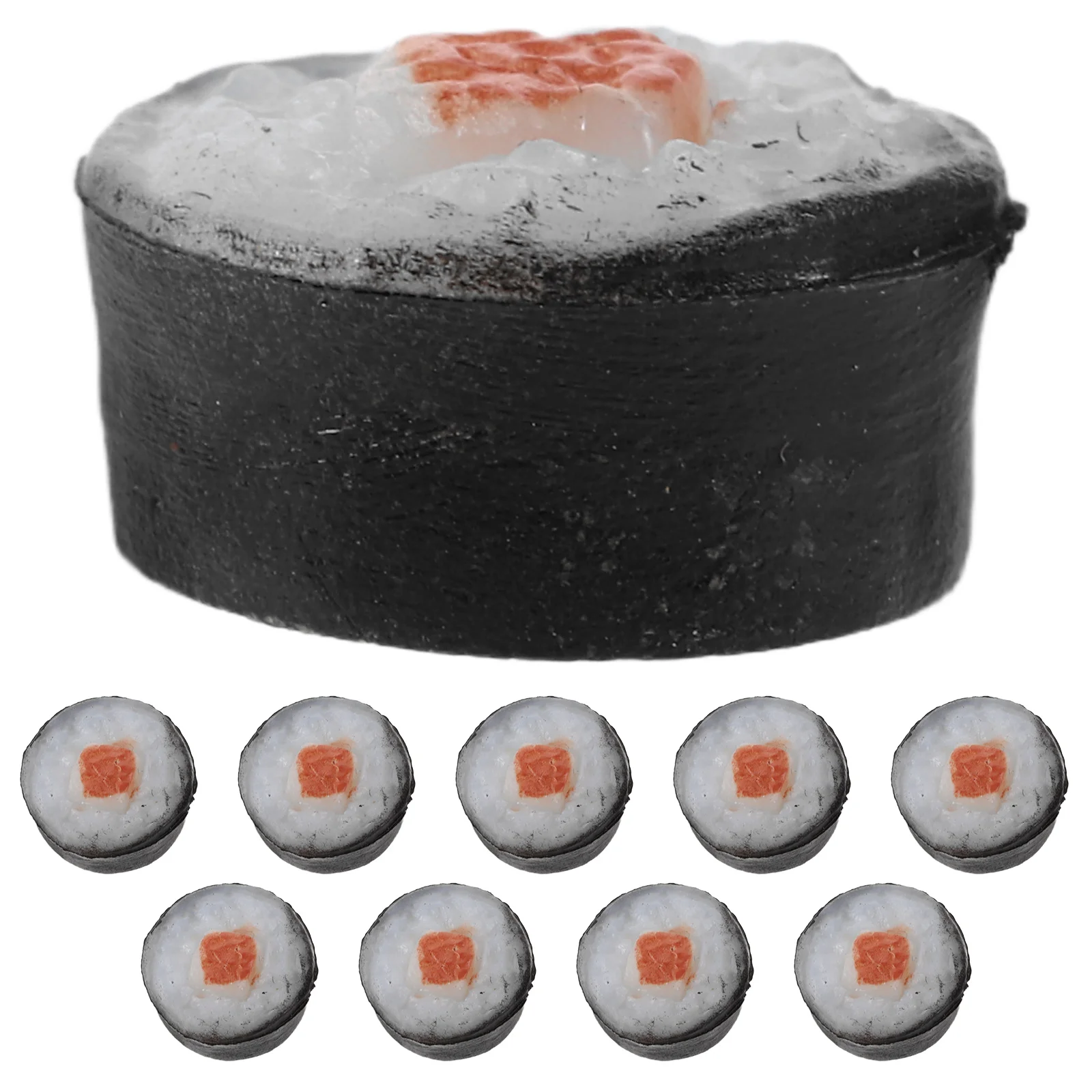 10 Pcs Miniature Sushi Craft Kit Realistic Simulated Food Model Lifelike Onigiri Mould Japanese Toys Montessori Educational DIY
10 Pcs Miniature Sushi Craft Kit Realistic Simulated Food Model Lifelike Onigiri Mould Japanese Toys Montessori Educational DIY