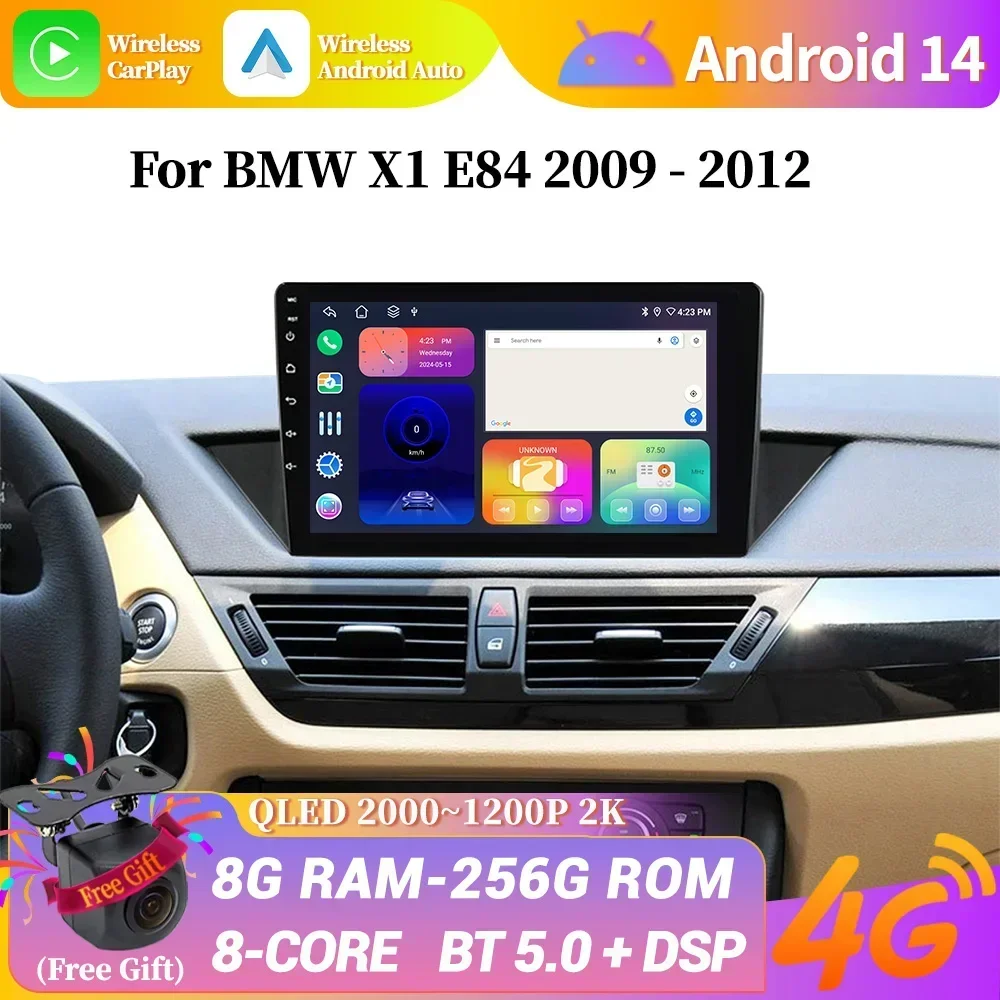Android 14 для BMW X1 E84 2009-2012 Автомобильный радиоприемник Мультимедийные видеоплееры Android Auto CarPlay 2 din без DVD GPS-навигации
Android 14 для BMW X1 E84 2009-2012 Автомобильный радиоприемник Мультимедийные видеоплееры Android Auto CarPlay 2 din без DVD GPS-навигации