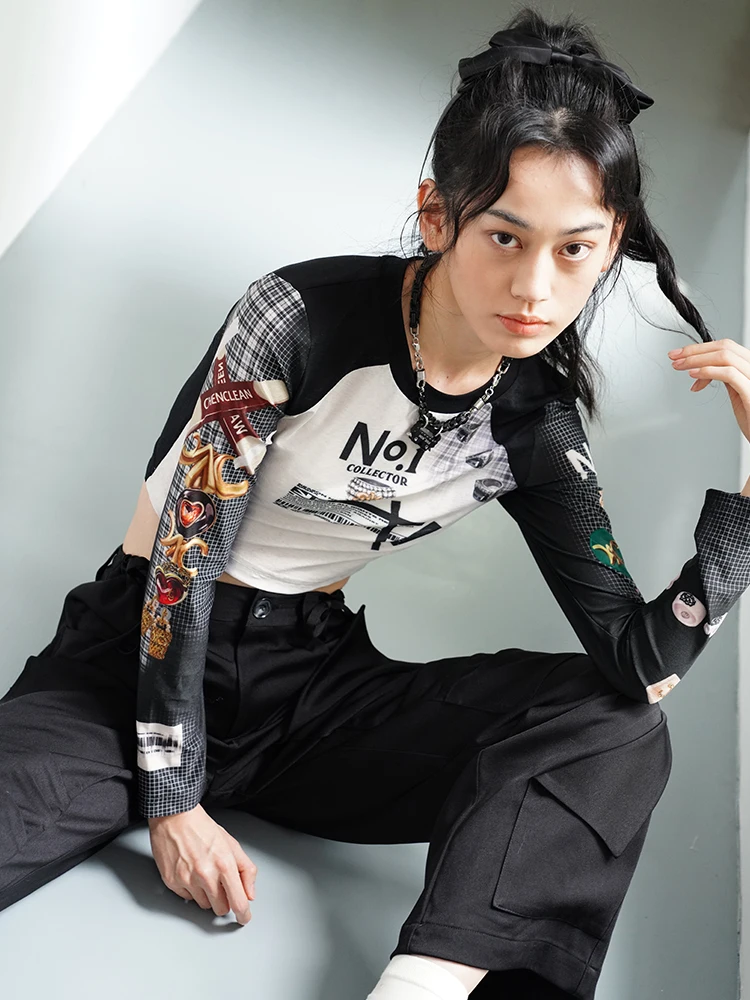 Ультратонкая женская футболка с длинным рукавом, осенний топ, белая, в клетку, приятная на ощупь, для повседневной носки, с круглым вырезом, модная, для работы.
Ультратонкая женская футболка с длинным рукавом, осенний топ, белая, в клетку, приятная на ощупь, для повседневной носки, с круглым вырезом, модная, для работы.