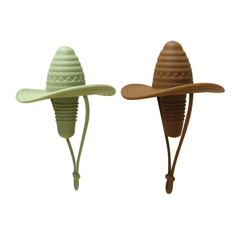 2Pcs Cowboy Hat Bottle Stopper Silicone Wine Bottle Cap Red Wine Plug Fresh-Keeping Sealer Cork Lid Bar Accessories
2Pcs Cowboy Hat Bottle Stopper Silicone Wine Bottle Cap Red Wine Plug Fresh-Keeping Sealer Cork Lid Bar Accessories