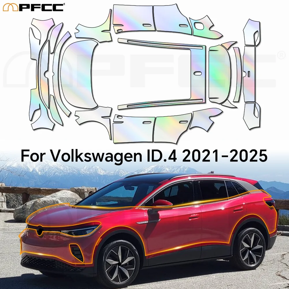 For Volkswagen ID.4 2021-2024 Precut Paint Protection Film 8.5mil TPU Scratch Resistant Full Vehicle Transparent Invisible Kit
For Volkswagen ID.4 2021-2024 Precut Paint Protection Film 8.5mil TPU Scratch Resistant Full Vehicle Transparent Invisible Kit