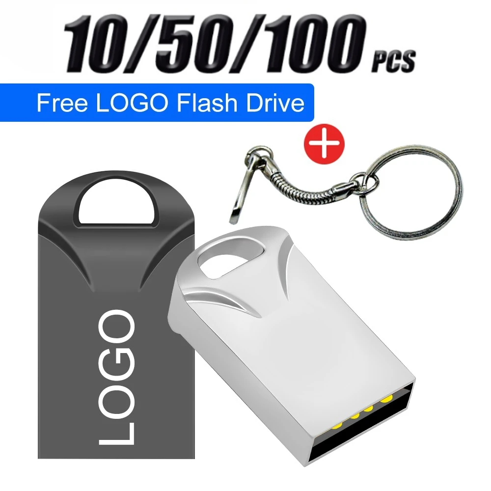 10/50/100pcs Waterproof Metal USB Flash Drive 64GB Pendrive Flash Disk 128G Usb 2.0 Memory Stick USB 2.0 Free Logo Mini U Disk
10/50/100pcs Waterproof Metal USB Flash Drive 64GB Pendrive Flash Disk 128G Usb 2.0 Memory Stick USB 2.0 Free Logo Mini U Disk
