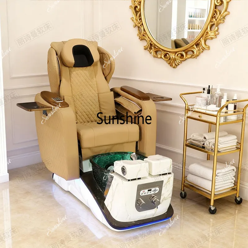 Luxury manicure high-end salon recliner multi-functional integrated electric foot therapy chair
Luxury manicure high-end salon recliner multi-functional integrated electric foot therapy chair