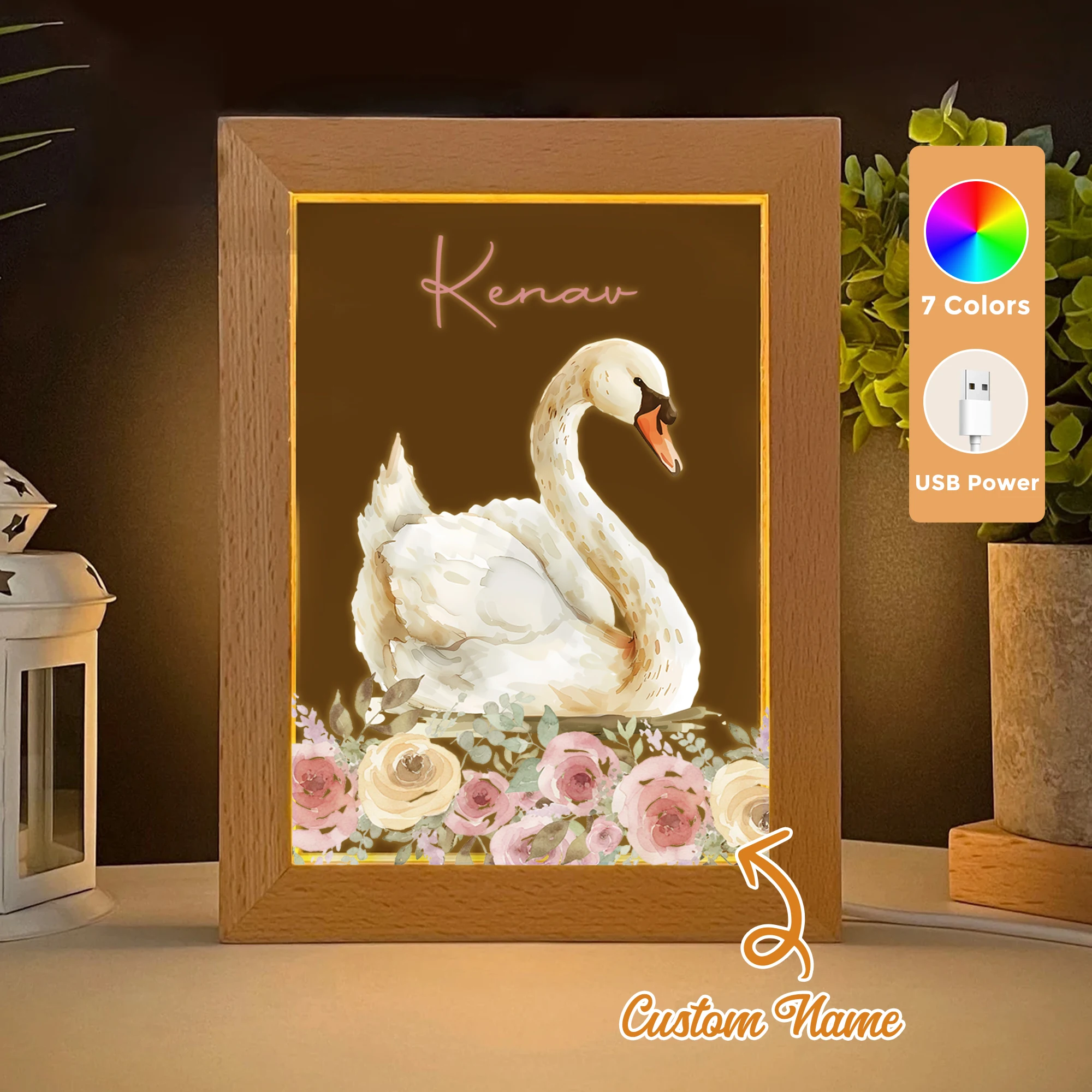 2D Flat Custom Name White Swan LED Acrylic Night Light Wood Photo Frame 21x17cm Cartoon Children Bedroom Gifts Home Decor
2D Flat Custom Name White Swan LED Acrylic Night Light Wood Photo Frame 21x17cm Cartoon Children Bedroom Gifts Home Decor