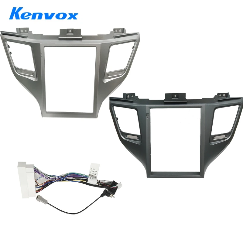 Kenvox 9.7" Tesla Vertical Screen Car Radio Fascia Frame for Hyundai Tucson Dash Kit Install Panel wire harness Adapter
Kenvox 9.7" Tesla Vertical Screen Car Radio Fascia Frame for Hyundai Tucson Dash Kit Install Panel wire harness Adapter