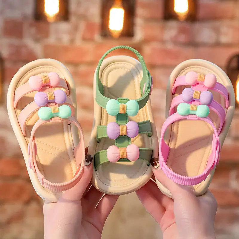 Kids Summer Sandals Baby Girl With 3 Bow Sweet Princess Soft Quality Children's Beach Sandals For Girls
Kids Summer Sandals Baby Girl With 3 Bow Sweet Princess Soft Quality Children's Beach Sandals For Girls