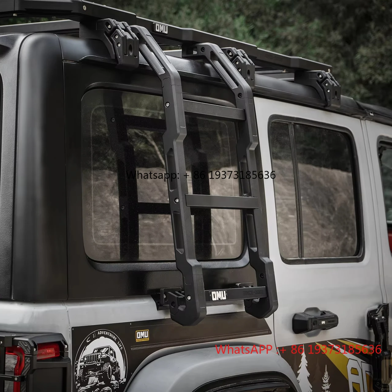 OMU Genesis Series Rear Window Side Ladder for Jeep Wrangler JL Accessories 4x4 Offroad Aluminum Roof Ladder
OMU Genesis Series Rear Window Side Ladder for Jeep Wrangler JL Accessories 4x4 Offroad Aluminum Roof Ladder