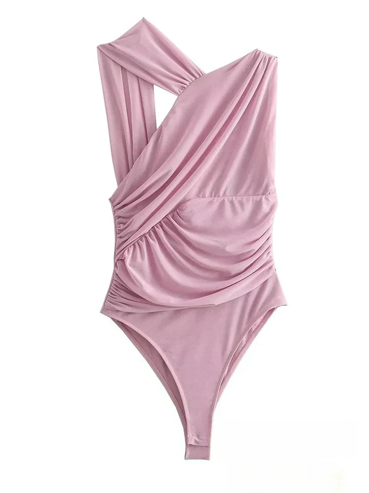 KONDALA сексуальные винтажные боди розовые однотонные тонкие боди без рукавов с наклонным воротником новая мода 2024, весенне-летние женские комбинезоны
KONDALA сексуальные винтажные боди розовые однотонные тонкие боди без рукавов с наклонным воротником новая мода 2024, весенне-летние женские комбинезоны