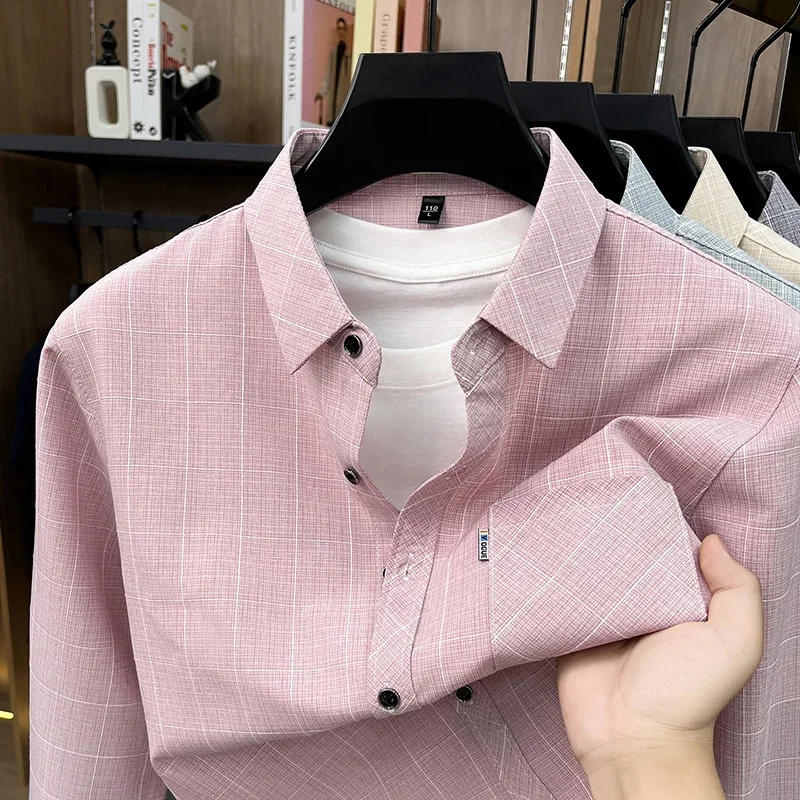 Men Plaid Pattern Turn Down Collar Short Sleeve Shirt Button Up Blouse With Chest Pocket For Men Casual And Daily Use
Men Plaid Pattern Turn Down Collar Short Sleeve Shirt Button Up Blouse With Chest Pocket For Men Casual And Daily Use