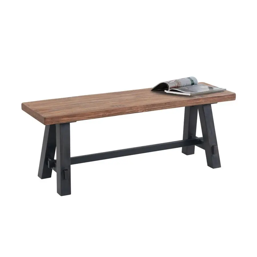 Furniture Adam 48Inch Rustic Industrial Solid Wood Entryway Bench with Distressed Black Sawhorse Legs Sturdy Accent Seating for
Furniture Adam 48Inch Rustic Industrial Solid Wood Entryway Bench with Distressed Black Sawhorse Legs Sturdy Accent Seating for