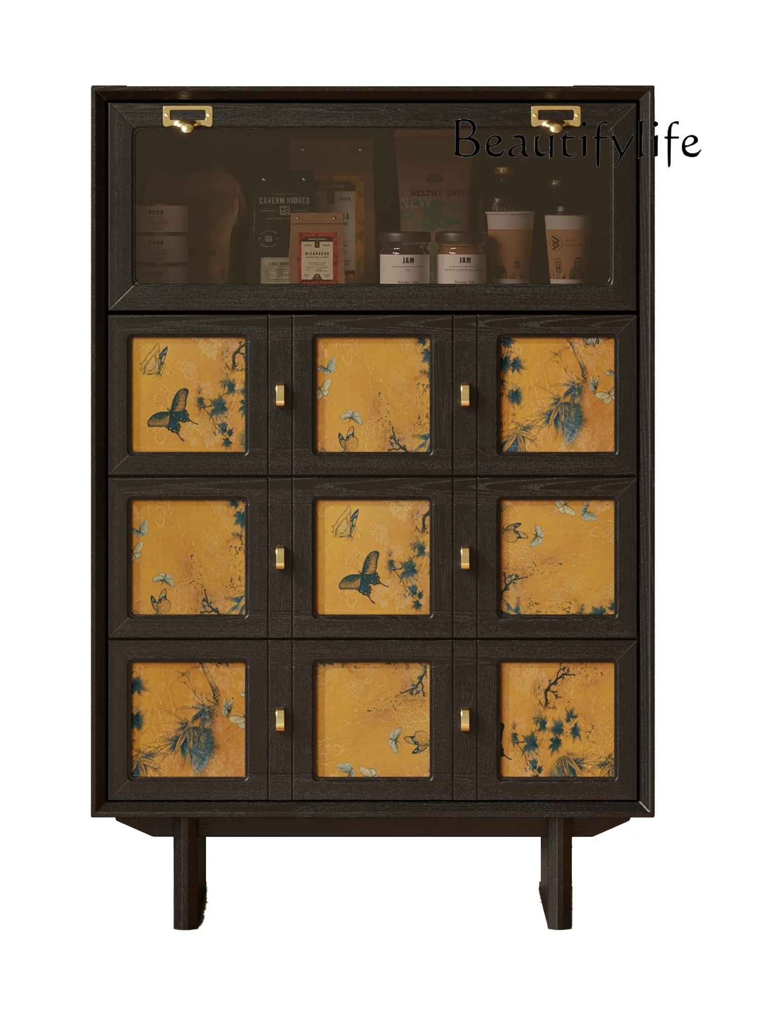 Light luxury retro dining side cabinet designer storage simple home fashion high sense of art
Light luxury retro dining side cabinet designer storage simple home fashion high sense of art