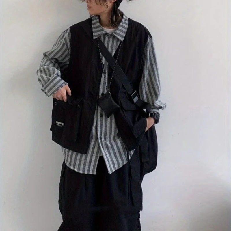 Japanese Retro Faux Layered Workwear Shirt Two Piece Set Preppy Style Long Sleeve Jacket Outfit Blend College Campus Wear
Japanese Retro Faux Layered Workwear Shirt Two Piece Set Preppy Style Long Sleeve Jacket Outfit Blend College Campus Wear