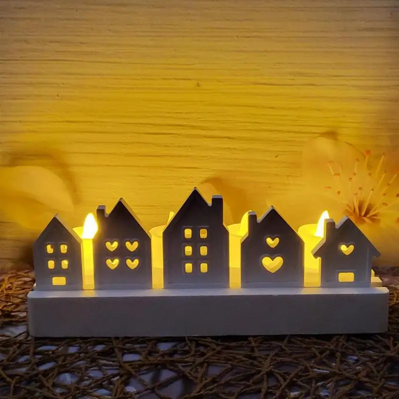 Silicone House Candle Molds Candle Mold House Resin Reusable Silicone Mould Non-Stick Desk Ornaments Plaster Easy Release Craft
Silicone House Candle Molds Candle Mold House Resin Reusable Silicone Mould Non-Stick Desk Ornaments Plaster Easy Release Craft