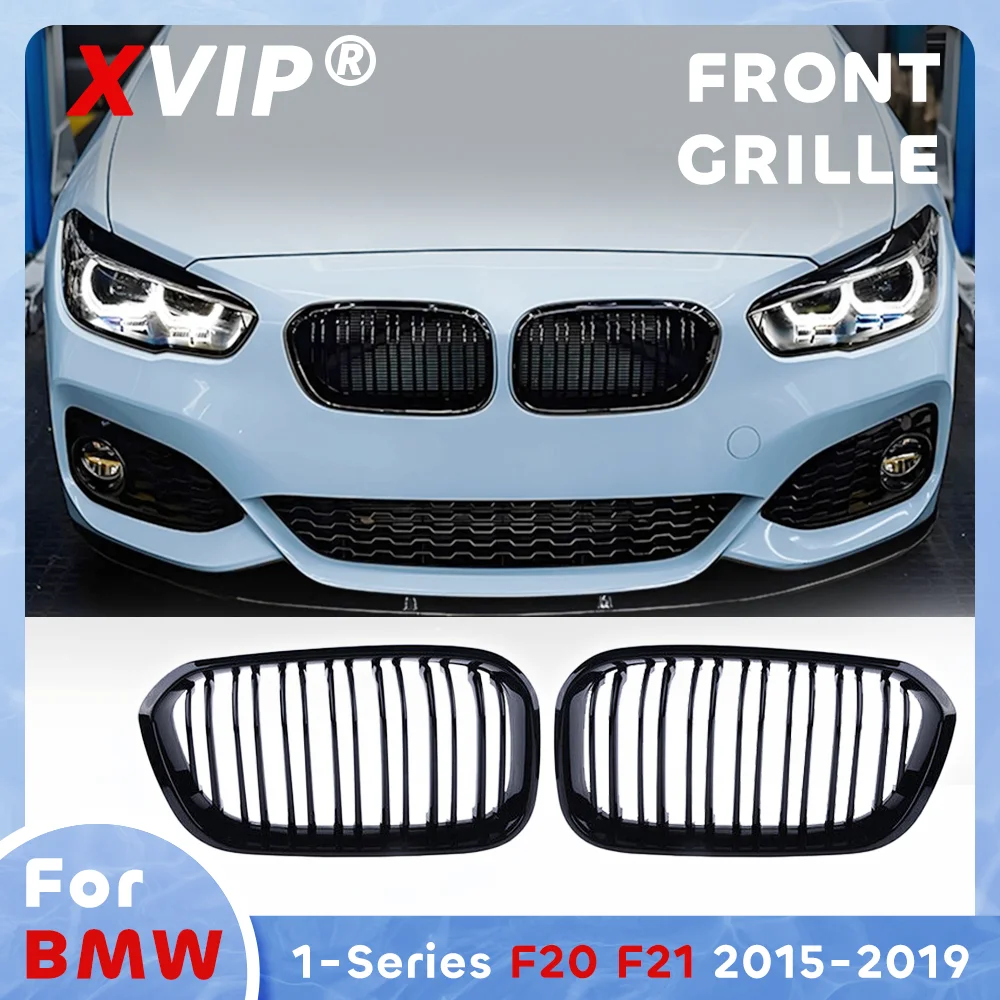 Глянцевая черная решетка переднего бампера XVIP в стиле Double Line для BMW 1-Series F20 F21 2015-2019
Глянцевая черная решетка переднего бампера XVIP в стиле Double Line для BMW 1-Series F20 F21 2015-2019