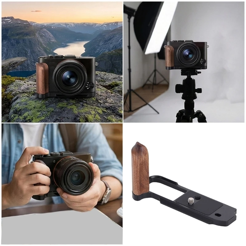 Comfortable Hardwood Side Handle For RX1R3 Camera Handgrip Secure Mounting Plate Full Access Design for Travel Recording D2RC
Comfortable Hardwood Side Handle For RX1R3 Camera Handgrip Secure Mounting Plate Full Access Design for Travel Recording D2RC
