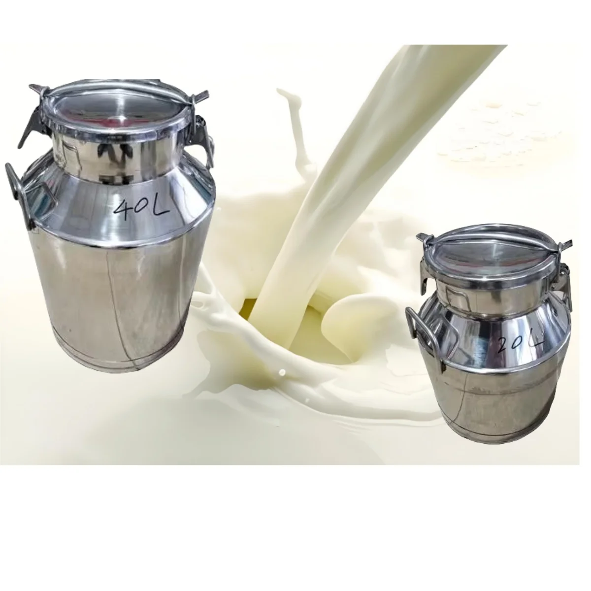 10L 15L 20L 25L 30L Various Sizes 304 Stainless Steel Milk Cans / Liquid Storage Milk Bucket Barrel With Lid Sealed Tank
10L 15L 20L 25L 30L Various Sizes 304 Stainless Steel Milk Cans / Liquid Storage Milk Bucket Barrel With Lid Sealed Tank