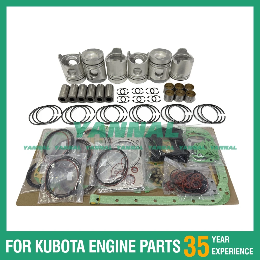 Piston Kit With Gasket Set For Mitsubishi 6D20 Engine Parts
Piston Kit With Gasket Set For Mitsubishi 6D20 Engine Parts