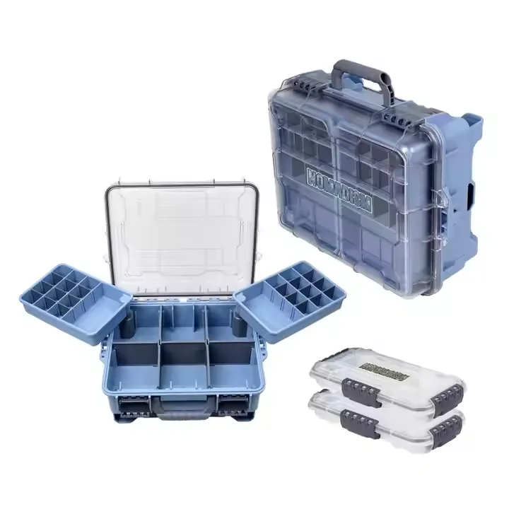 Outdoors Waterproof Portable Tackle Box With Trays Large Capacity Multifunctional Plastic Fishing Storage Bag
Outdoors Waterproof Portable Tackle Box With Trays Large Capacity Multifunctional Plastic Fishing Storage Bag
