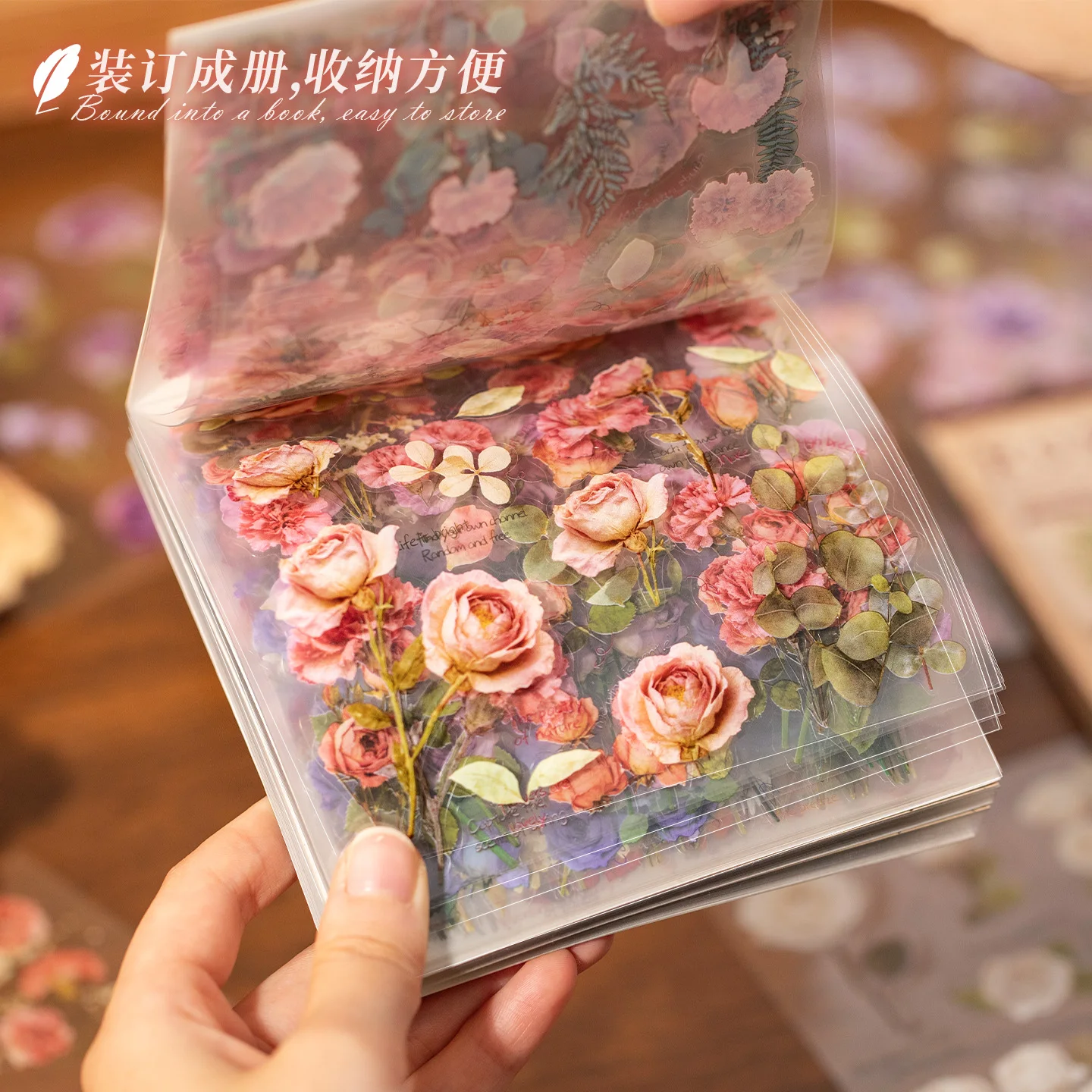 30 Sheets Kawaii Flower & Plant Pattern Flash Film Die Cutting Sticker Book for DIY Scrapbook Diary Album Aesthetic Stationery
30 Sheets Kawaii Flower & Plant Pattern Flash Film Die Cutting Sticker Book for DIY Scrapbook Diary Album Aesthetic Stationery
