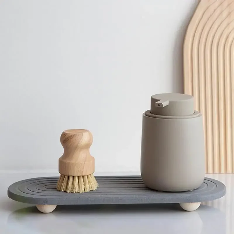Water Absorbing Stone Counter Tray Quick Drying Neat Diatomaceous Earth Sink Tray Coasters Kitchen Sponge Hand Soap Holder
Water Absorbing Stone Counter Tray Quick Drying Neat Diatomaceous Earth Sink Tray Coasters Kitchen Sponge Hand Soap Holder