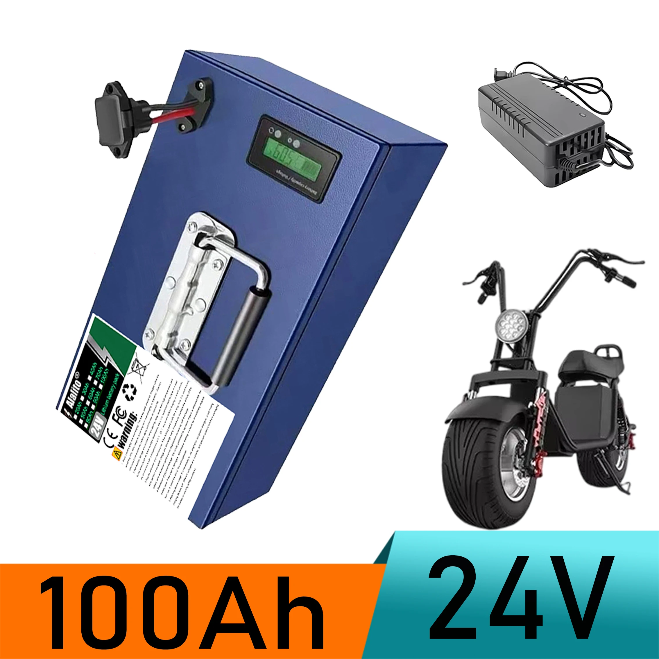 Air freight, 18650 lithium battery, 24V lithium battery pack, 20Ah-100Ah, suitable for 250-2000W motor equipment
Air freight, 18650 lithium battery, 24V lithium battery pack, 20Ah-100Ah, suitable for 250-2000W motor equipment