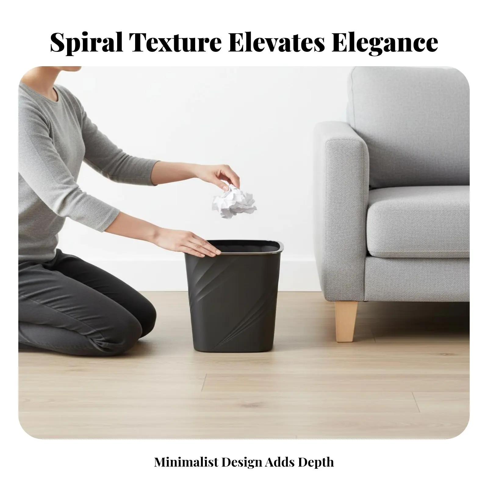 Pressure Band Trash Can Long-Lasting Square Trash Can Lidless Garbage Bin Wide Accessible Ing Plastic Waste Paper Basket Easy To
Pressure Band Trash Can Long-Lasting Square Trash Can Lidless Garbage Bin Wide Accessible Ing Plastic Waste Paper Basket Easy To
