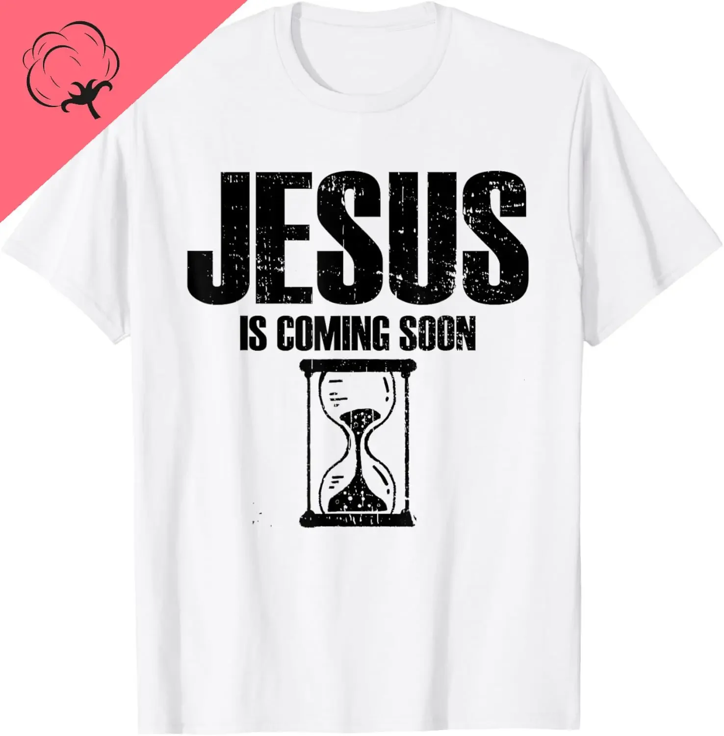 Jesus Is Coming Soon Christian Graphic Tee Soft Cotton Short Sleeve Casual T-Shirt for Men
Jesus Is Coming Soon Christian Graphic Tee Soft Cotton Short Sleeve Casual T-Shirt for Men
