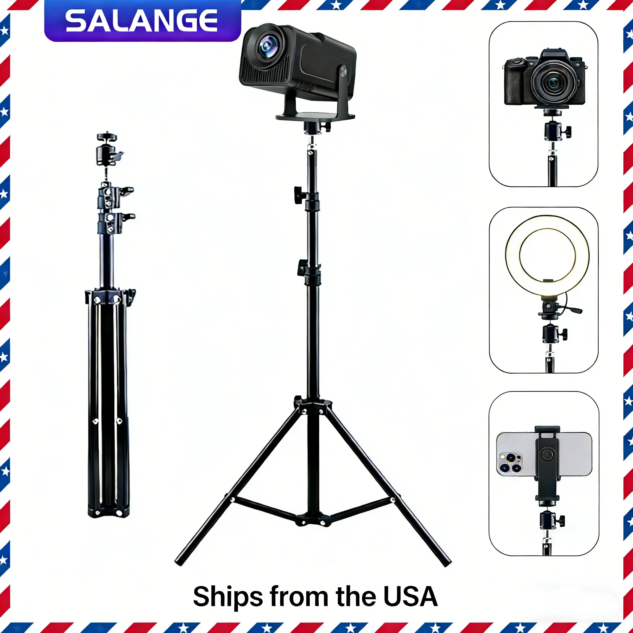 Projector Bracket Travel Tripod Speaker Stand Extendable 110cm 160cm Accessories Mount Ball Head for Laptop DSLR Camera Outdoor
Projector Bracket Travel Tripod Speaker Stand Extendable 110cm 160cm Accessories Mount Ball Head for Laptop DSLR Camera Outdoor