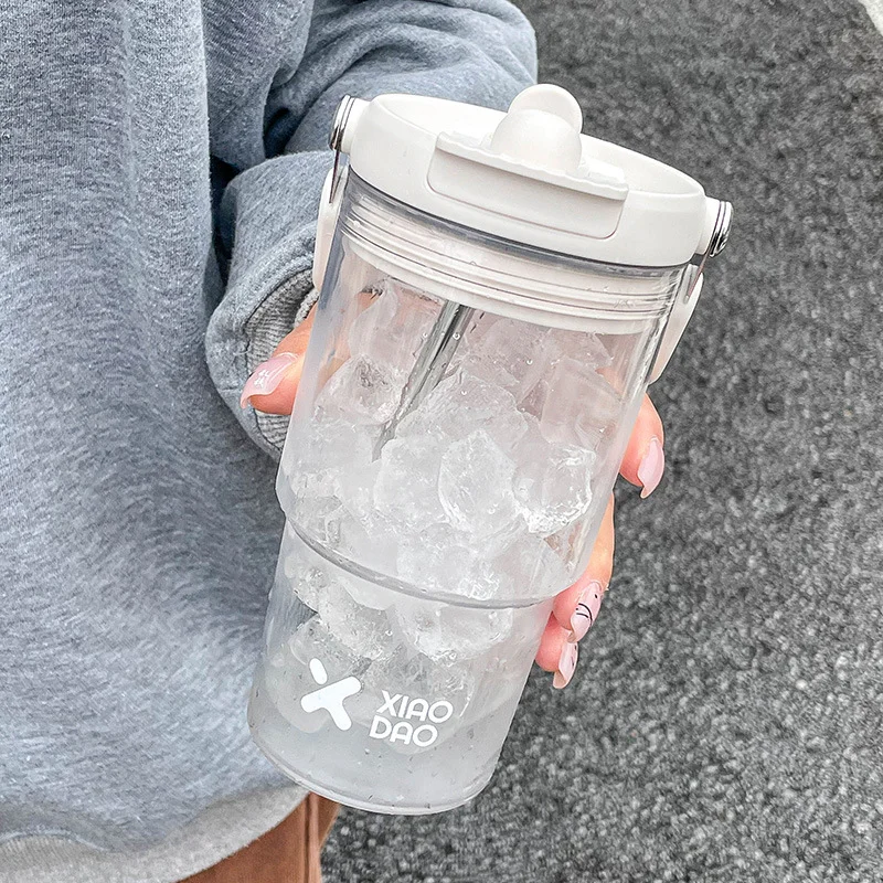 600/900Ml Sport Water Bottle with Handle Cute Plastic Large Cup Drinking Ice Coffee Tea Gym Travel Camping Portable Cups
600/900Ml Sport Water Bottle with Handle Cute Plastic Large Cup Drinking Ice Coffee Tea Gym Travel Camping Portable Cups