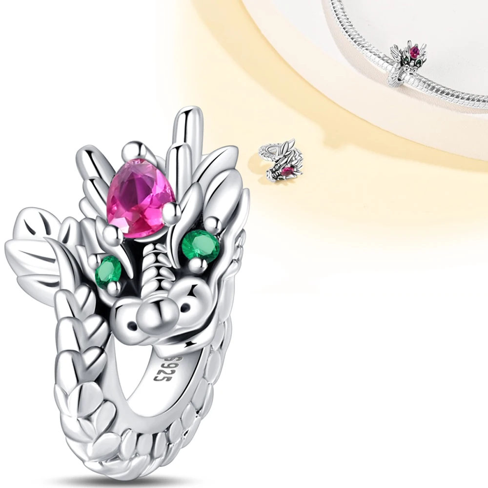 Подвеска-шарм из стерлингового серебра 925 пробы, бусины Lucky Dragon, подходят для оригинального браслета для изготовления ювелирных изделий, подарок на День святого Валентина
Подвеска-шарм из стерлингового серебра 925 пробы, бусины Lucky Dragon, подходят для оригинального браслета для изготовления ювелирных изделий, подарок на День святого Валентина