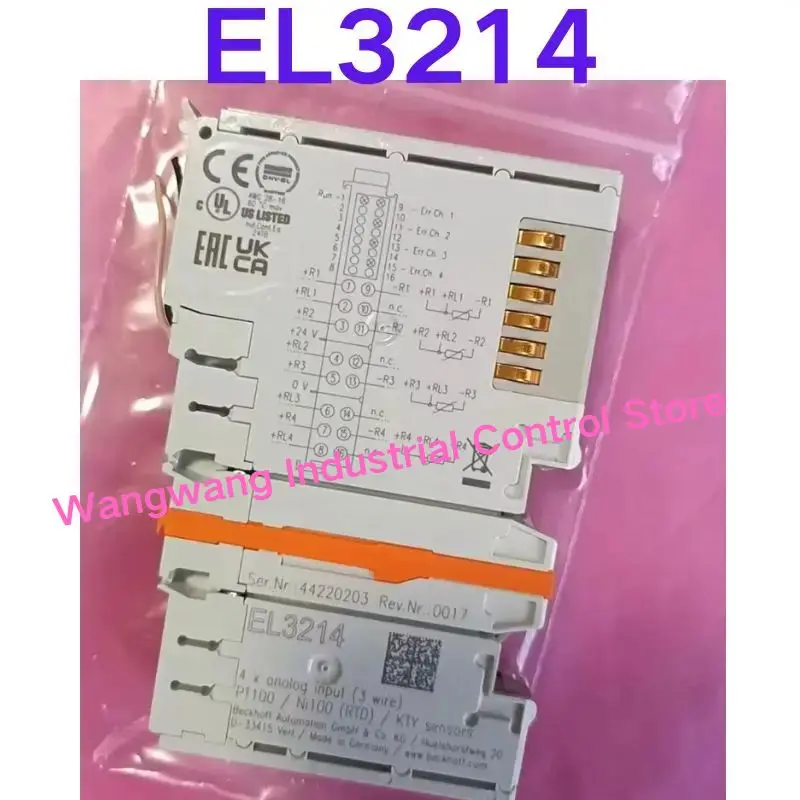 Brand-new PLC Module EL3214
Brand-new PLC Module EL3214