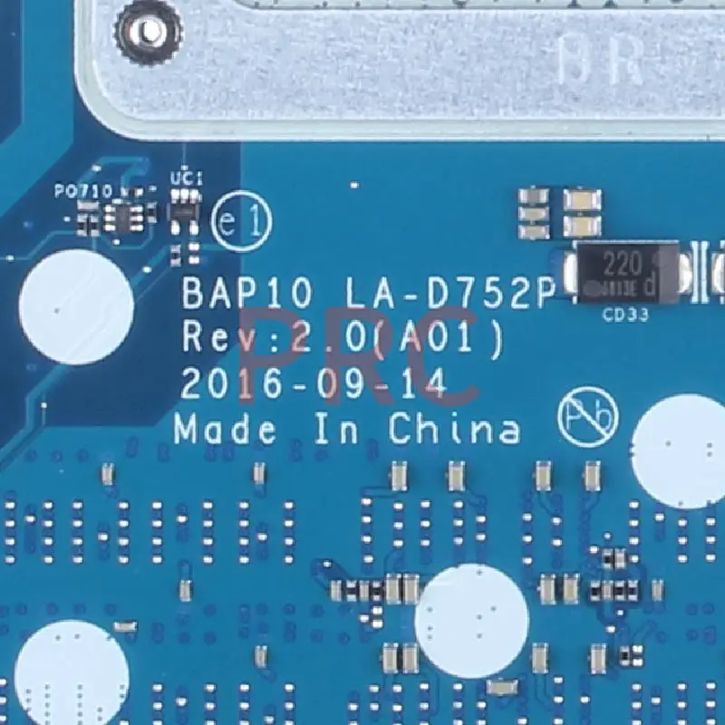 LA-D752P For DELL Alienware 17 R4 15 R3 Laptop Motherboard 02X6D6 00YKTR Core i7-6700HQ 215-0876204 DDR4 Notebook Mainboard Test
LA-D752P For DELL Alienware 17 R4 15 R3 Laptop Motherboard 02X6D6 00YKTR Core i7-6700HQ 215-0876204 DDR4 Notebook Mainboard Test