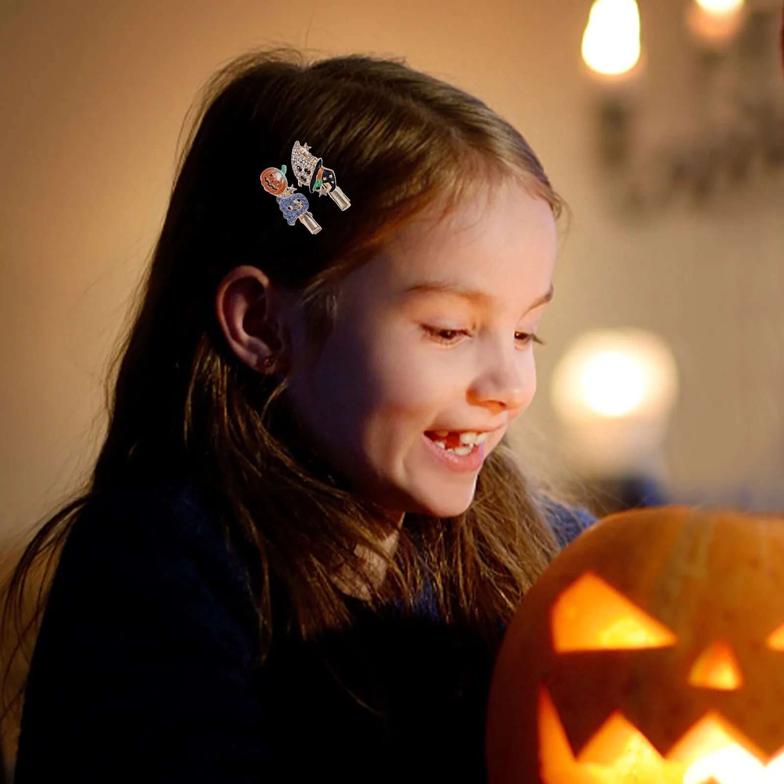 2 шт. блестящие заколки для волос в виде тыквы на Хэллоуин, заколки-призраки для вечеринок, выпускных, карнавалов, косплея, заколка для волос в виде тыквы
2 шт. блестящие заколки для волос в виде тыквы на Хэллоуин, заколки-призраки для вечеринок, выпускных, карнавалов, косплея, заколка для волос в виде тыквы