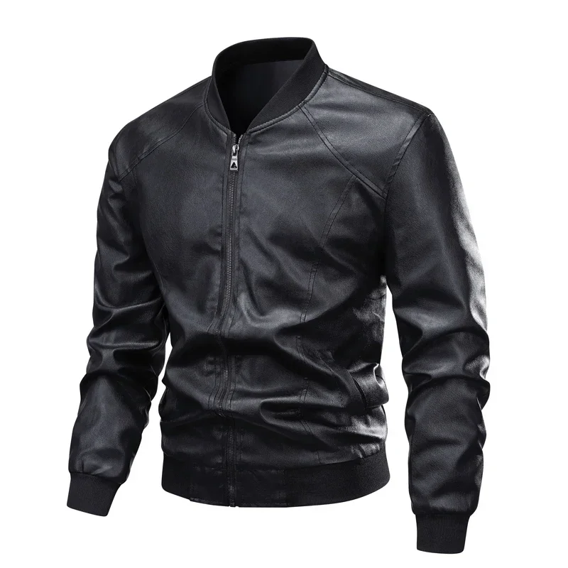 2025 Men's Fashion Motorcycle Leather Jackets Oversized Vintage Black Biker Pocket Zipper Jackets Casual Leather Jackets for Men
2025 Men's Fashion Motorcycle Leather Jackets Oversized Vintage Black Biker Pocket Zipper Jackets Casual Leather Jackets for Men