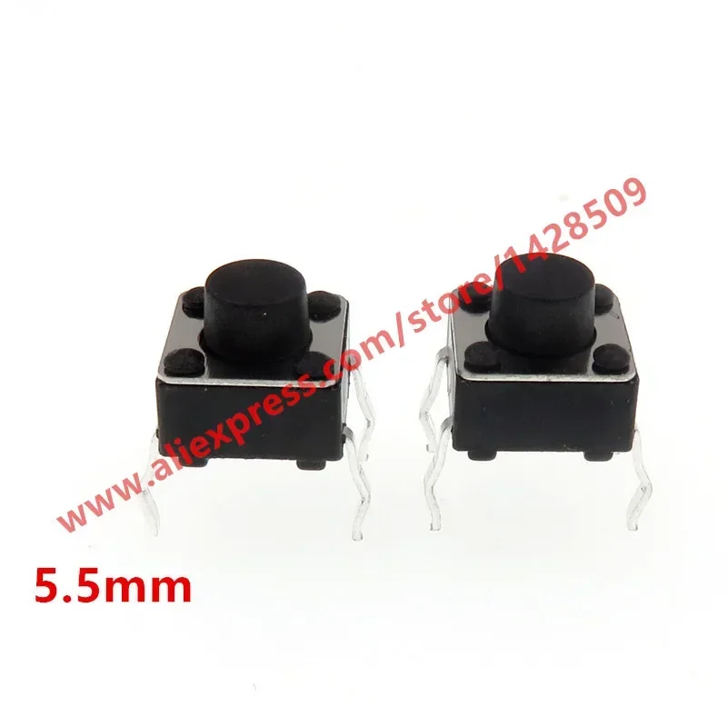 600PCS 6X6X5.5 DIP Tactile Tact Mini Push Button Switch Micro Switch Momentary 6*6*5.5mm
600PCS 6X6X5.5 DIP Tactile Tact Mini Push Button Switch Micro Switch Momentary 6*6*5.5mm