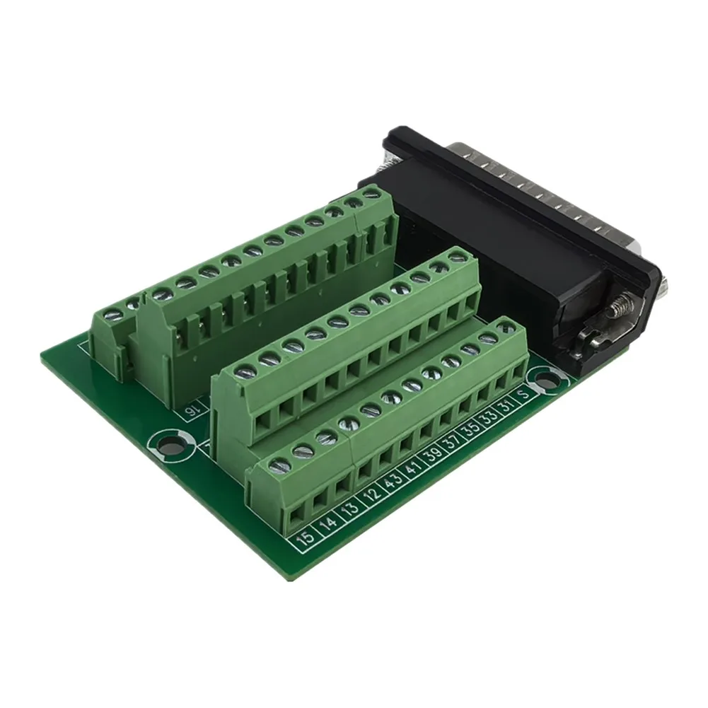 DB44-G2 Male Connector Adapter Module for PCB Mounting Terminal Block Connection in Electrical Control Systems
DB44-G2 Male Connector Adapter Module for PCB Mounting Terminal Block Connection in Electrical Control Systems