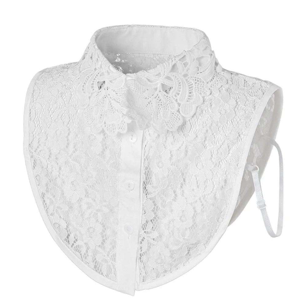Отстегивающийся кружевной воротник-накладка (белый/черный) для женщин и девушек
Отстегивающийся кружевной воротник-накладка (белый/черный) для женщин и девушек