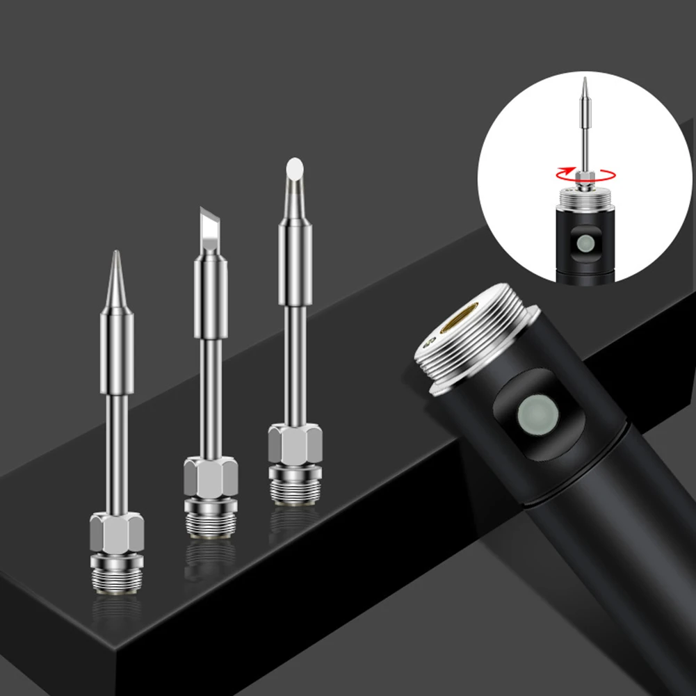 Портативный беспроводной паяльник с USB-зарядкой, аккумулятор 1500 мАч, выходная мощность 8-10 Вт, температура 260-420°C, цифровой дисплей для DIY-ремонта
Портативный беспроводной паяльник с USB-зарядкой, аккумулятор 1500 мАч, выходная мощность 8-10 Вт, температура 260-420°C, цифровой дисплей для DIY-ремонта