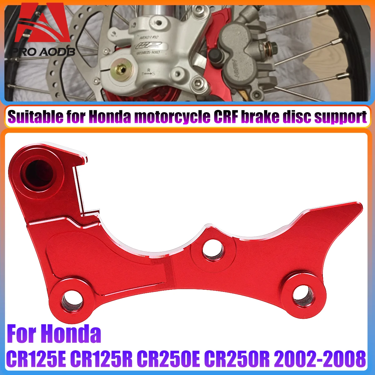 Motorcycle aluminum alloy modification accessories CNC brake disc adapter bracket 270MM For HONDA CRF250R CRF450R CR125 CRF250X
Motorcycle aluminum alloy modification accessories CNC brake disc adapter bracket 270MM For HONDA CRF250R CRF450R CR125 CRF250X