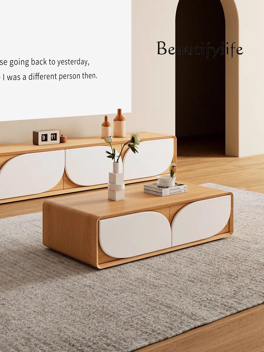 Pure solid wood coffee table Nordic rectangular size apartment living room creative storage walnut tea table
Pure solid wood coffee table Nordic rectangular size apartment living room creative storage walnut tea table