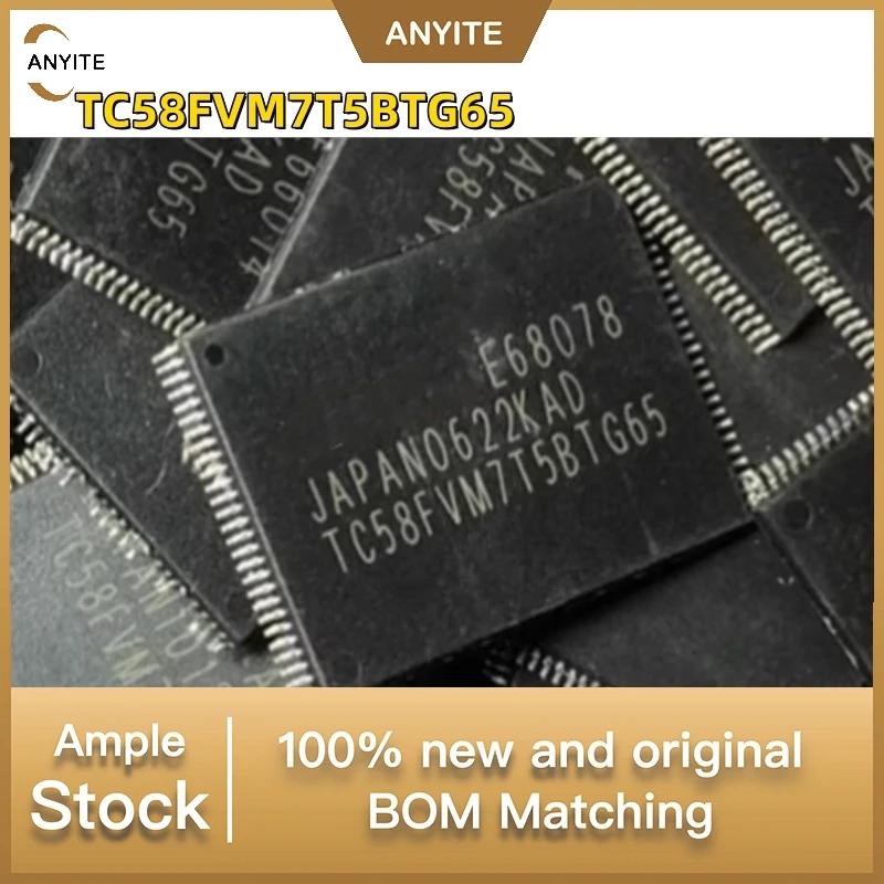 Новый 5 шт./лот TC58FVM7T5BTG65 TC58FVM7T5BTG TC58FVM7T5 
Новый 5 шт./лот TC58FVM7T5BTG65 TC58FVM7T5BTG TC58FVM7T5